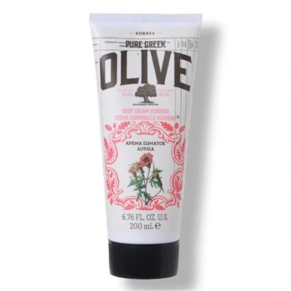 NWT Korres pure Greek olive body cream verbena size 200 ml/6.76 fl oz Sealed.